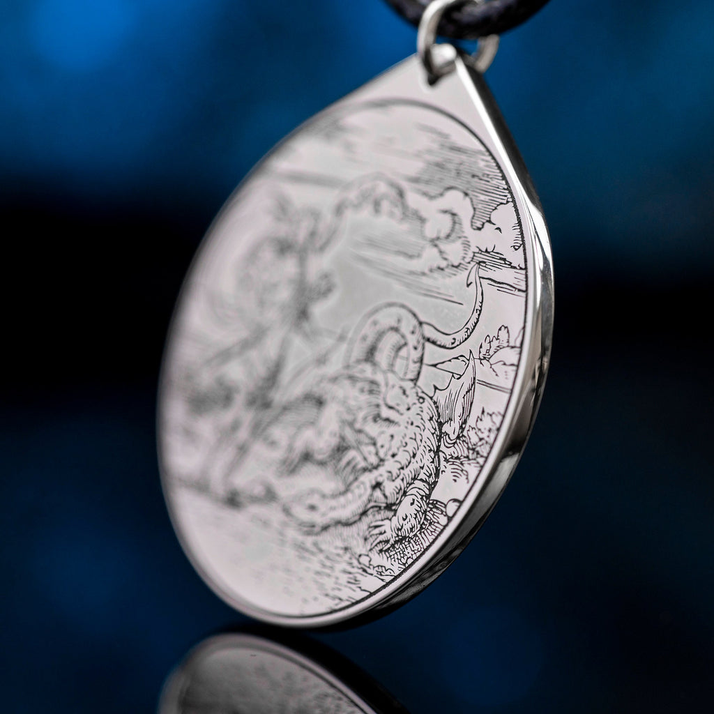 Abaddon Seal Pendant: Apollyon Demon, Kabbalah Magic Talisman