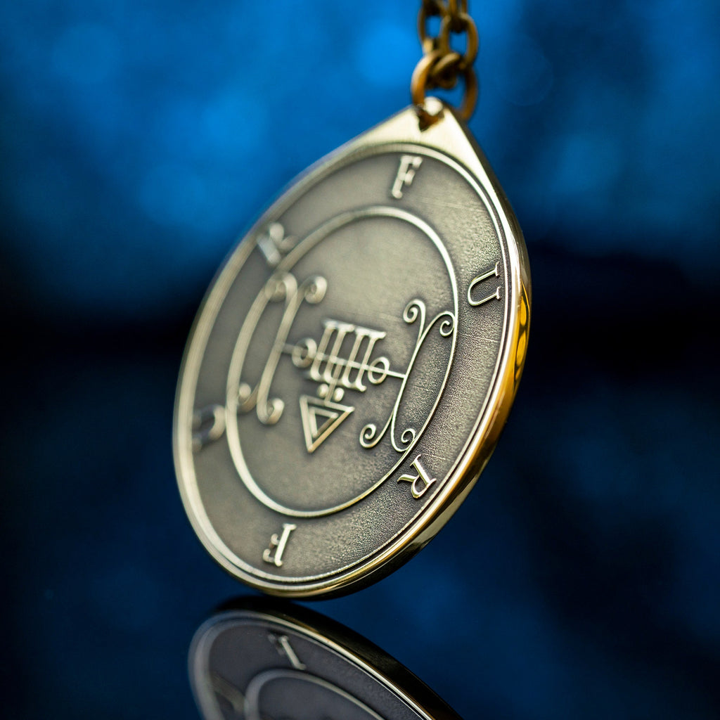 Earl Furfur Demon of Lightnings and Thunders - Lesser Key of Solomon Seal demon pendant amulet kabbalah occult magic goetia talisman