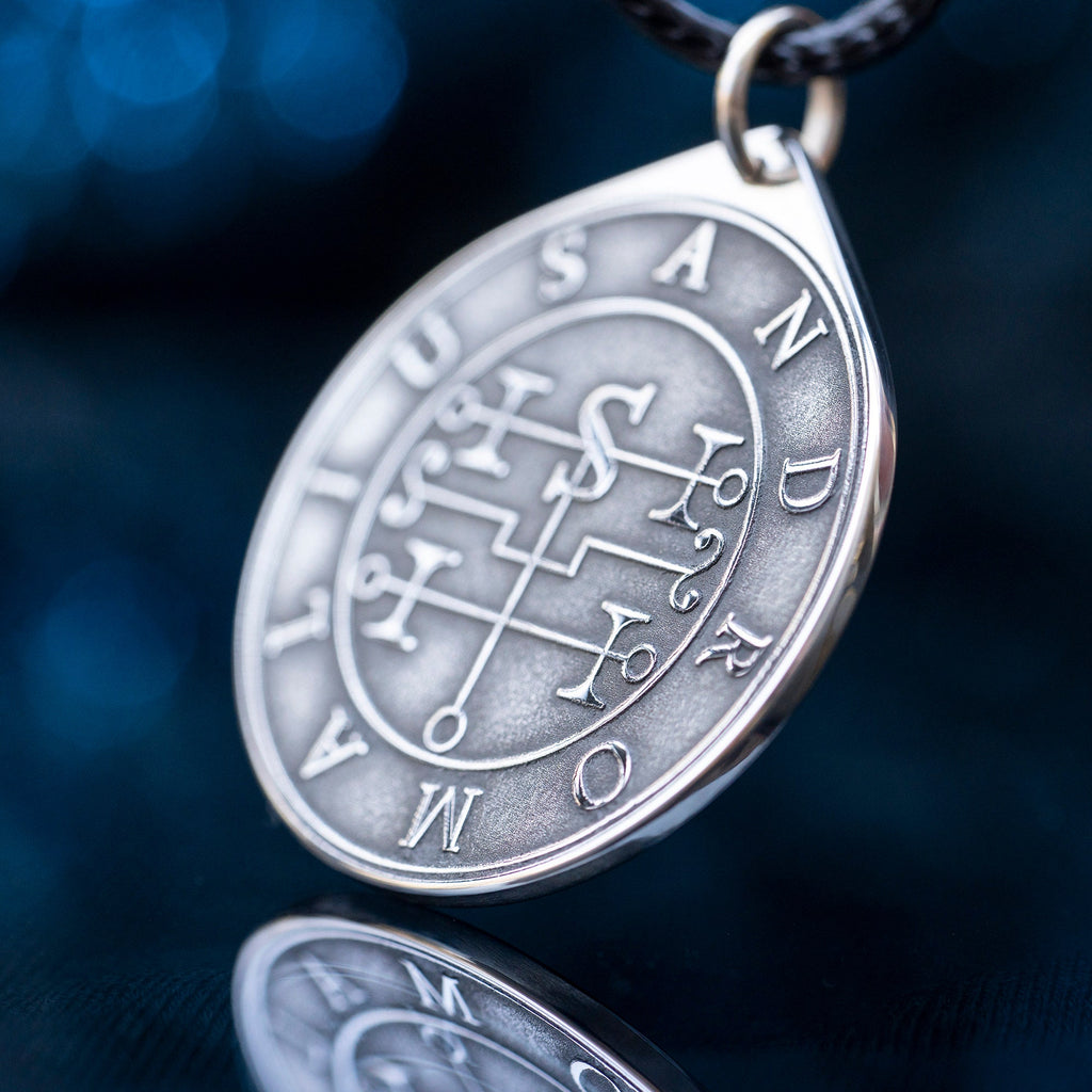 Earl Andromalius Demon of Thief and Wickedness - Lesser Key of Solomon Seal demon pendant amulet kabbalah occult magic goetia talisman