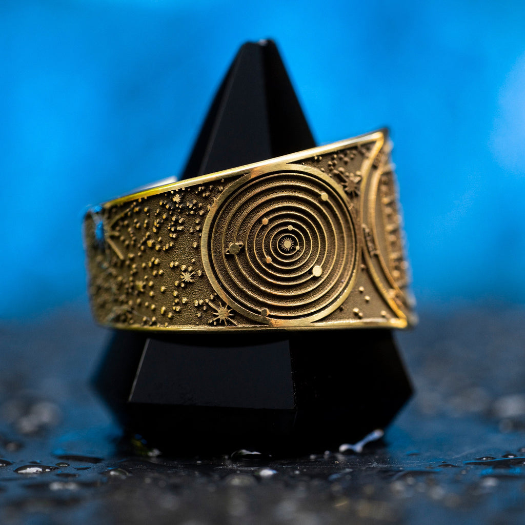 Goetia First Pentacle of Saturn Ring: Kabbalah Amulet Talisman