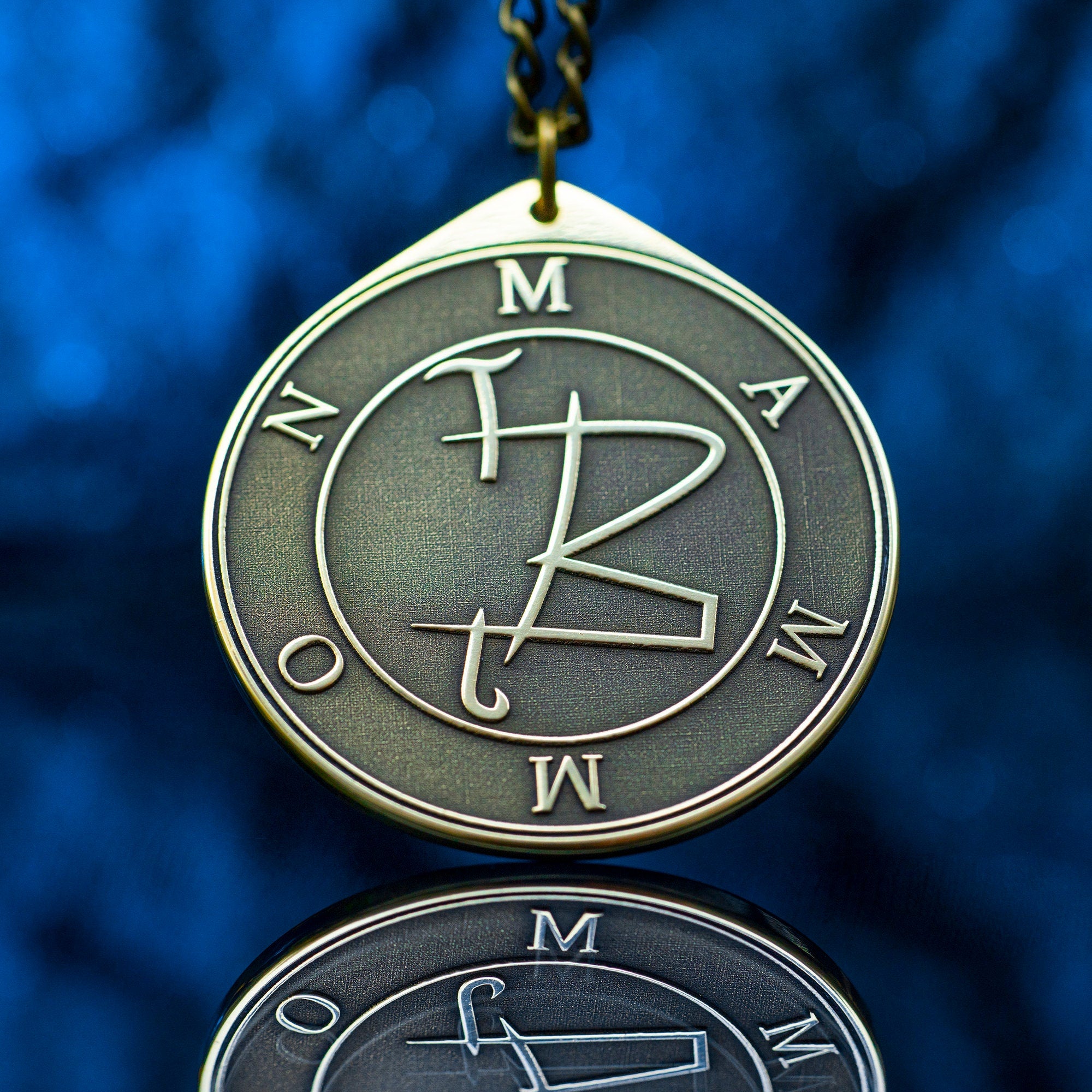 Mammon Seal Pendant: Lesser Key of Solomon Amulet