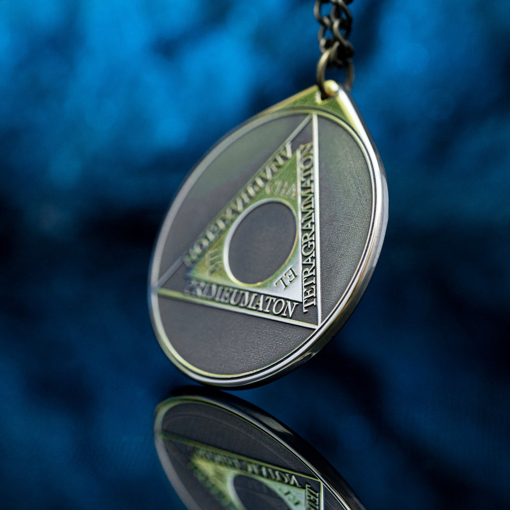 Triangle of the Art Tetragrammaton Pendant: Kabbalah Solomon Amulet Talisman