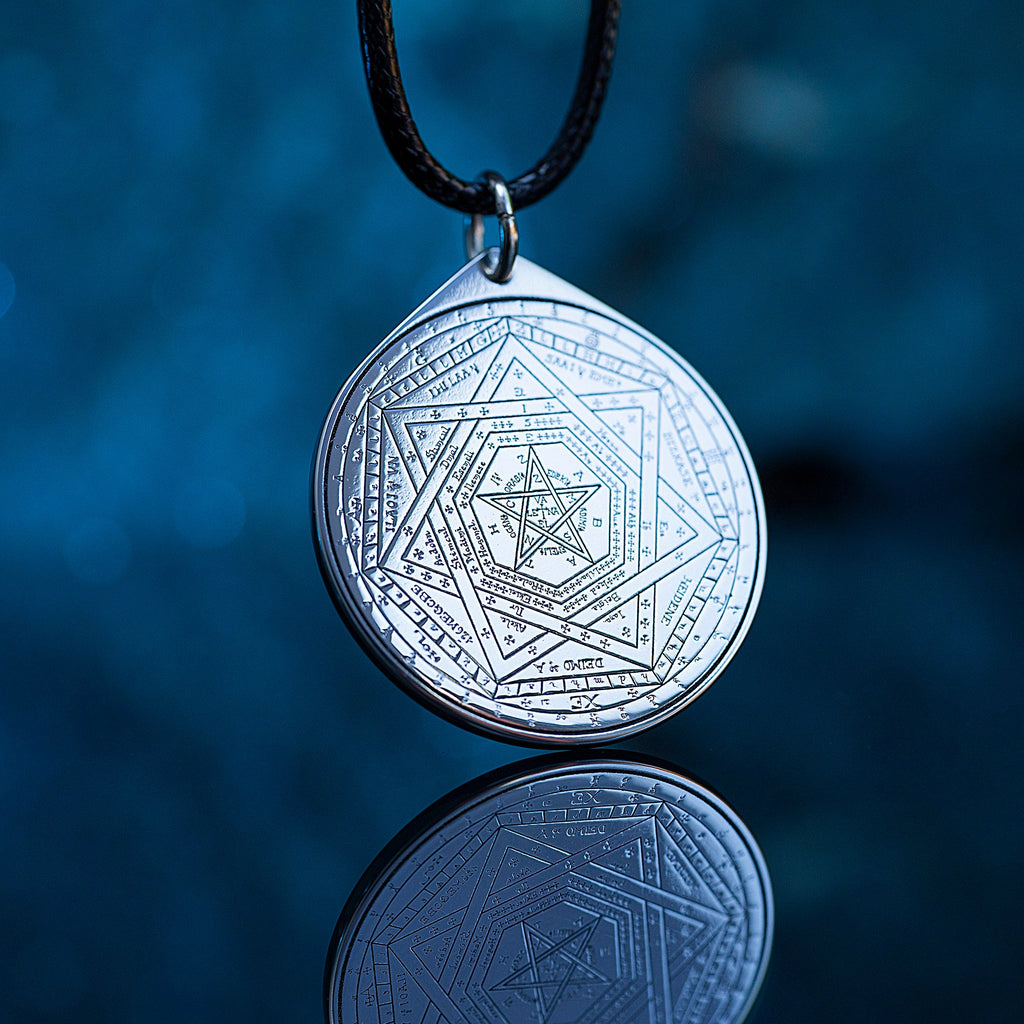 Enochian Great Tablet Seal of Truth Sigillum Dei Ameth Pendant Solomon seal kabbalah amulet pendant goetia occult magic lemegeton