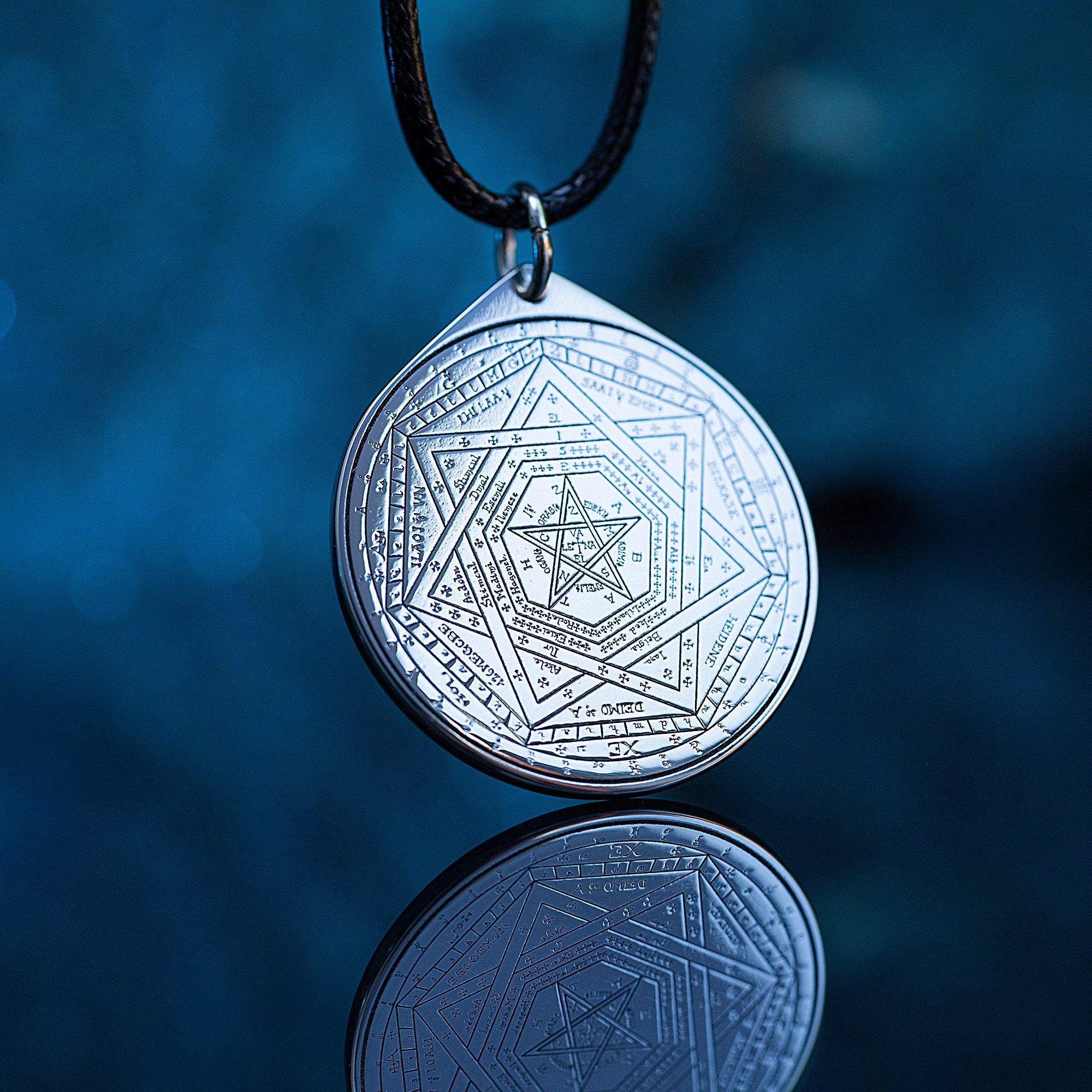 Enochian Great Tablet Seal of Truth Sigillum Dei Ameth Pendant Solomon seal kabbalah amulet pendant goetia occult magic lemegeton
