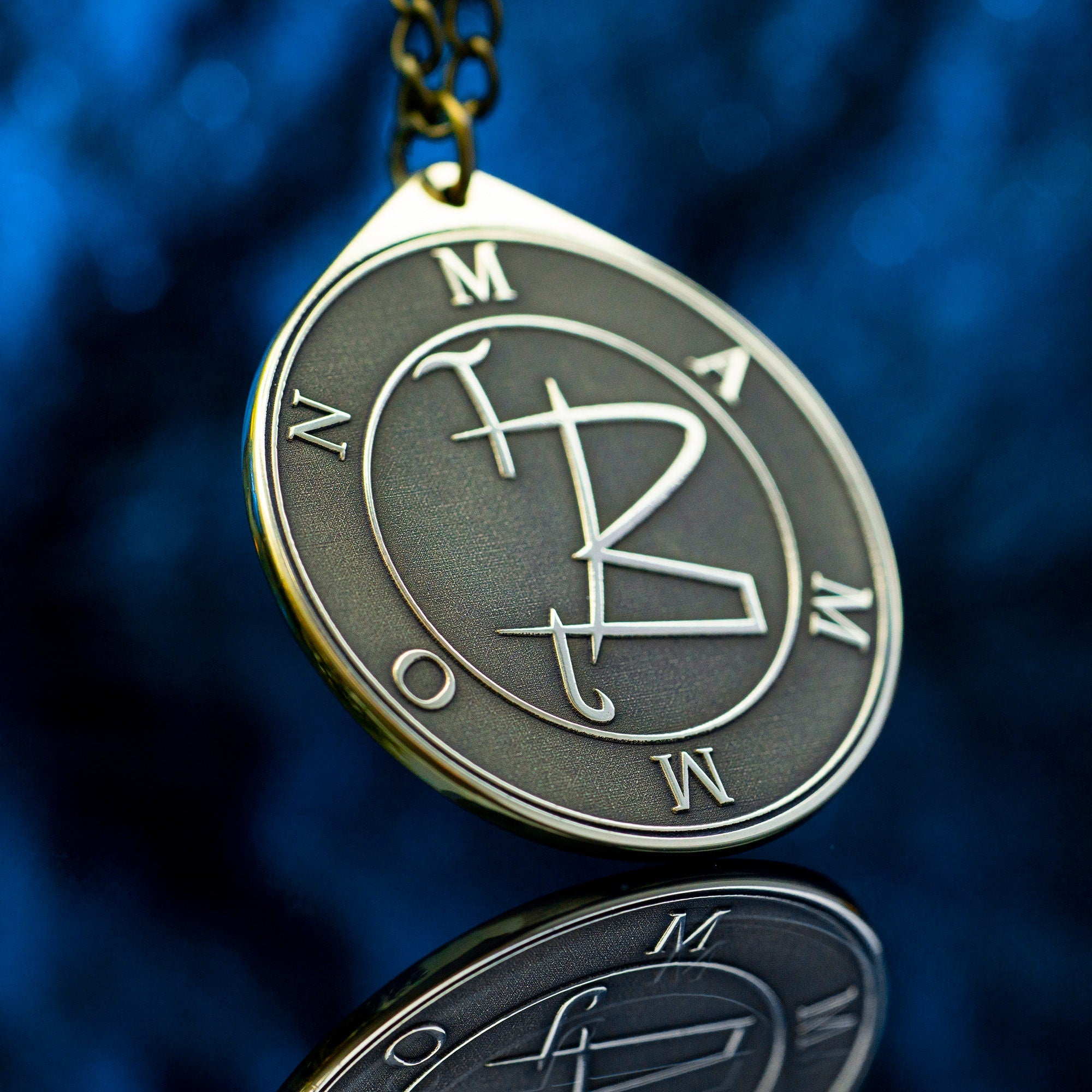 Mammon Seal Pendant: Lesser Key of Solomon Amulet