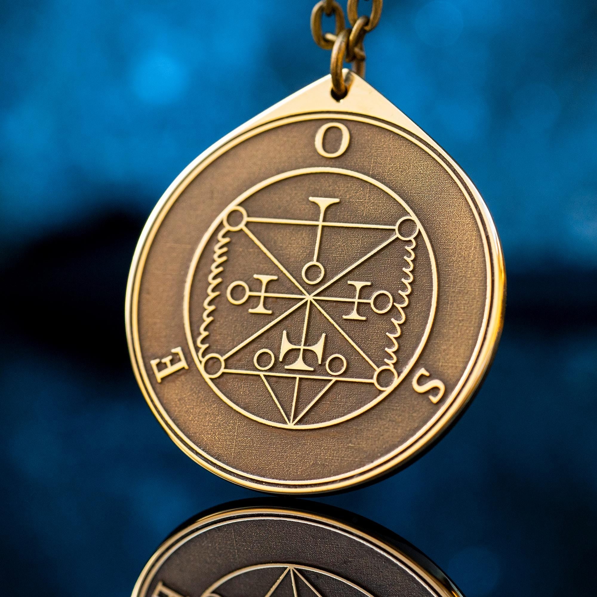 President Ose Demon of Divine and Secret Things - Lesser Key of Solomon Seal demon pendant amulet kabbalah occult magic goetia talisman