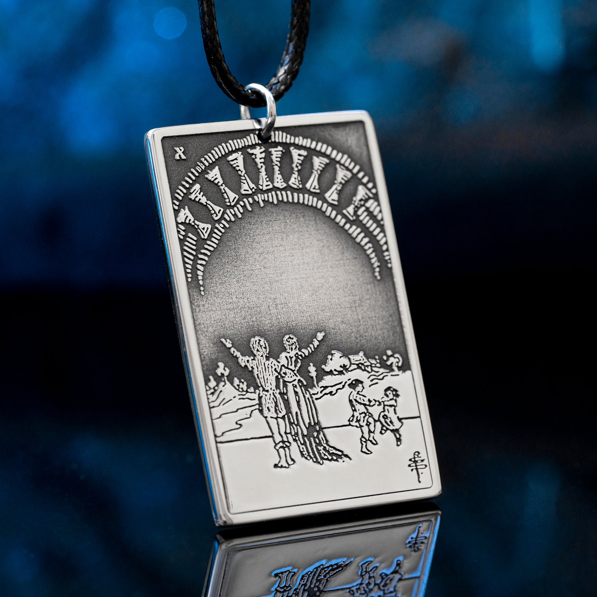 Ten of Cups Tarot Card Pendant