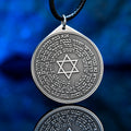 Ana Bekoach Pendant: Hebrew 42 Letter Name of God, Kabbalah Protection Amulet Jewelry