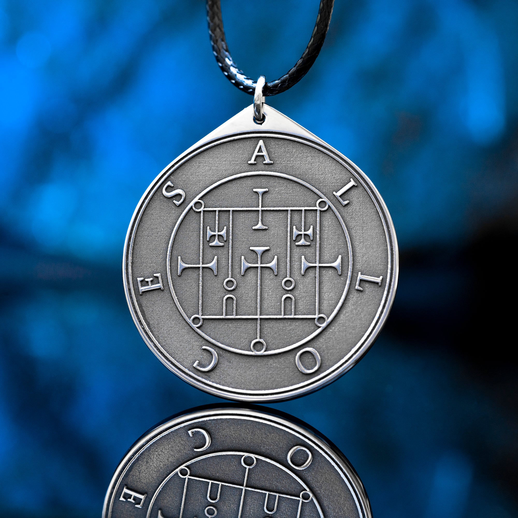 Alloces Seal Pendant: Demon of Astronomy and Sciences, Goetia Solomon Kabbalah Amulet