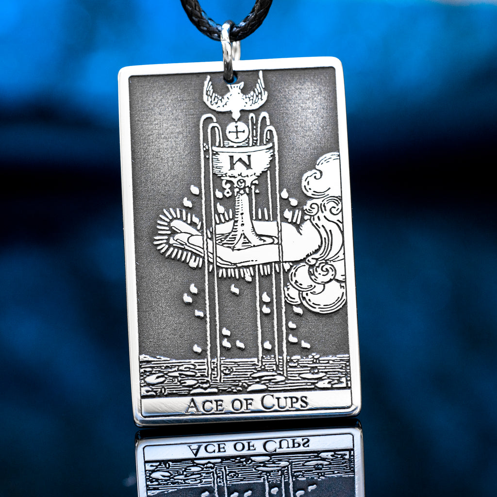 Ace of Cups Tarot Pendant