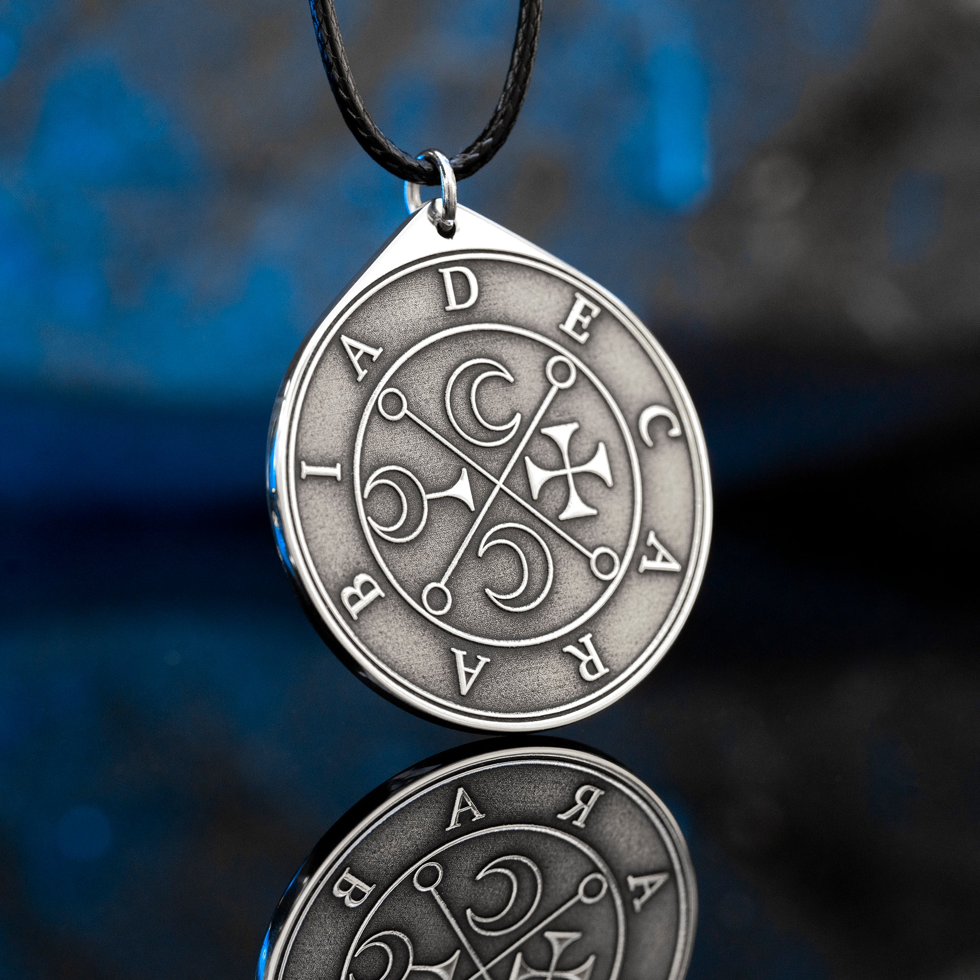 Decarabia Seal Pendant: Demon of Herbs, Gemstones, Stars and Hidden Knowledge, Solomon Goetia