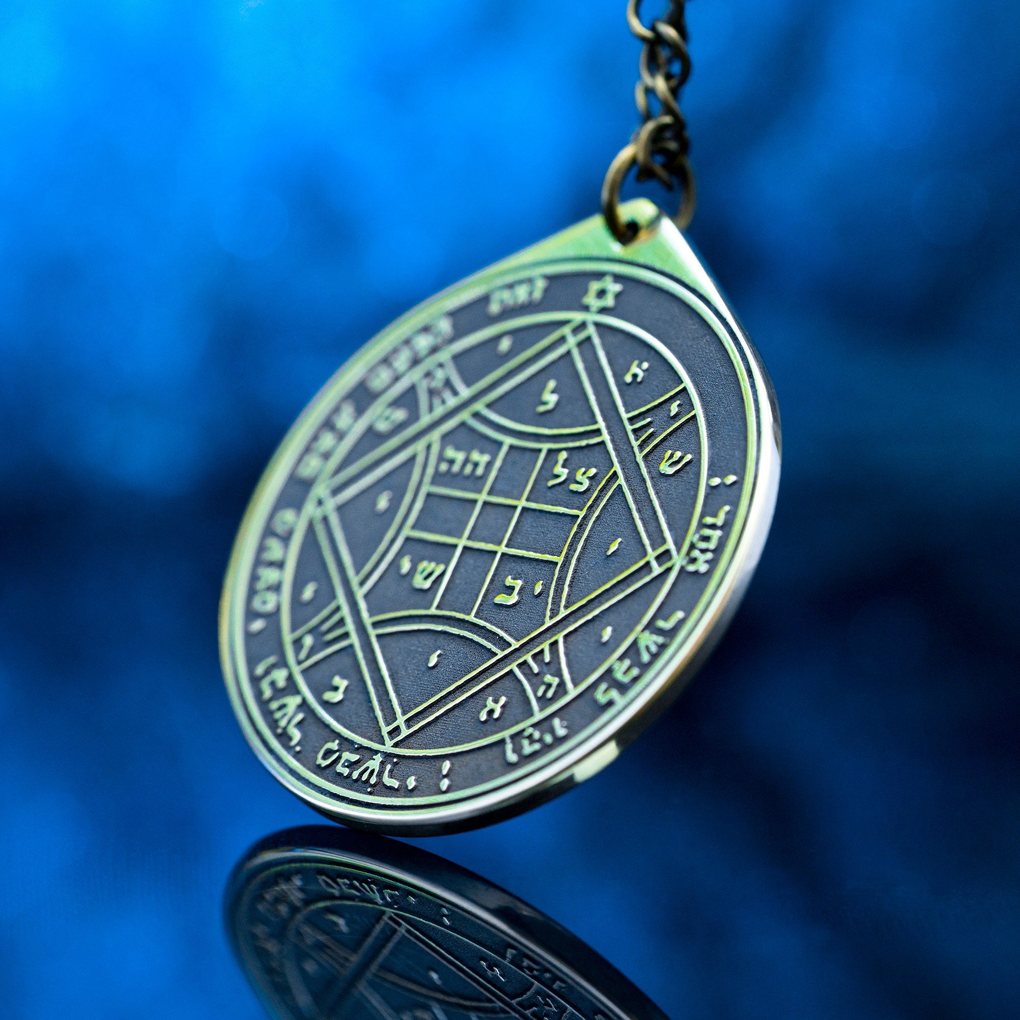 The Fourth Pentacle of Venus pendant Solomon kabbalah amulet talisman seal goetia occult magic lemegeton