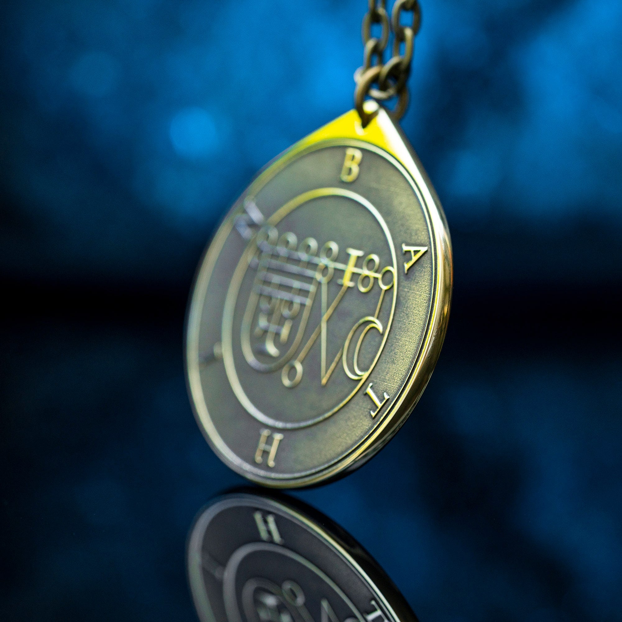 Bathin Seal Pendant: Demon of Hidden Paths and Travel, Goetia Solomon Kabbalah Amulet