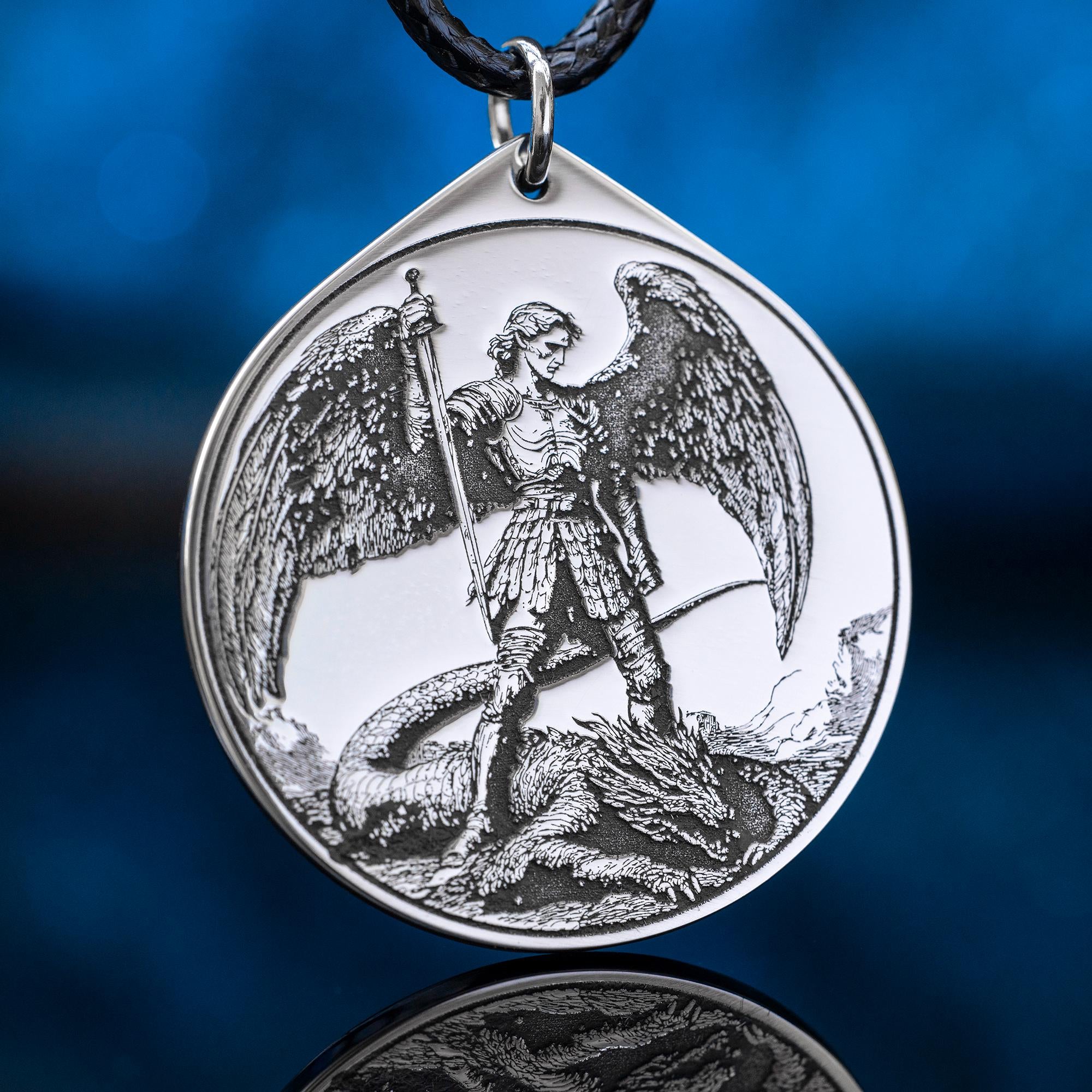 Archangel Michael Pendant: Spiritual Protection Amulet, Goetia Solomon Kabbalah Talisman