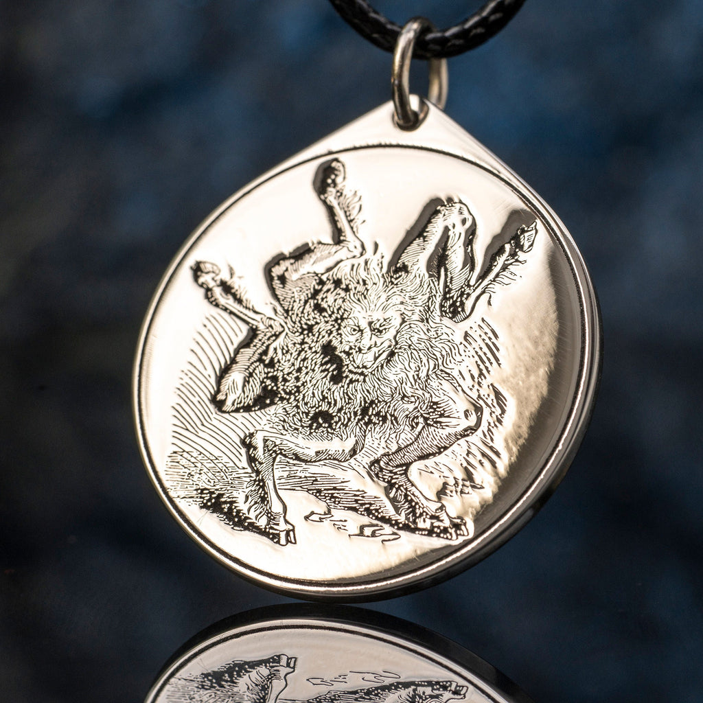 Buer Seal Pendant: Demon of Healing and Wisdom, Solomon Kabbalah Magic Talisman