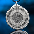 72 Names of God Pendant: Kabbalah Amulet, Hebrew Sacred Names Necklace Talisman