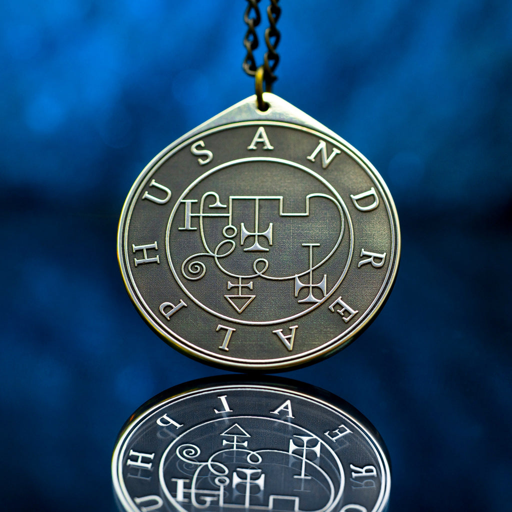 Andrealphus Seal Pendant: Lesser Key of Solomon Amulet