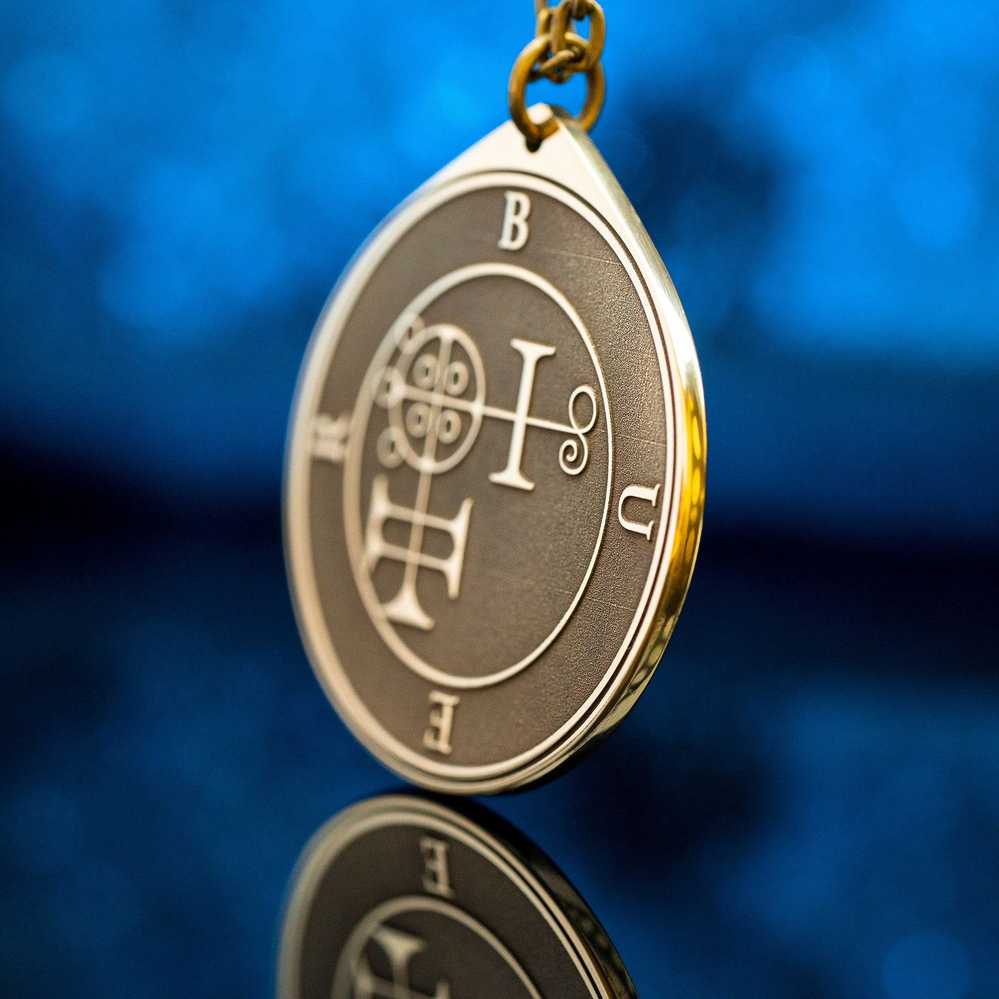 King Buer Seal Pendant: Lesser Key of Solomon Amulet