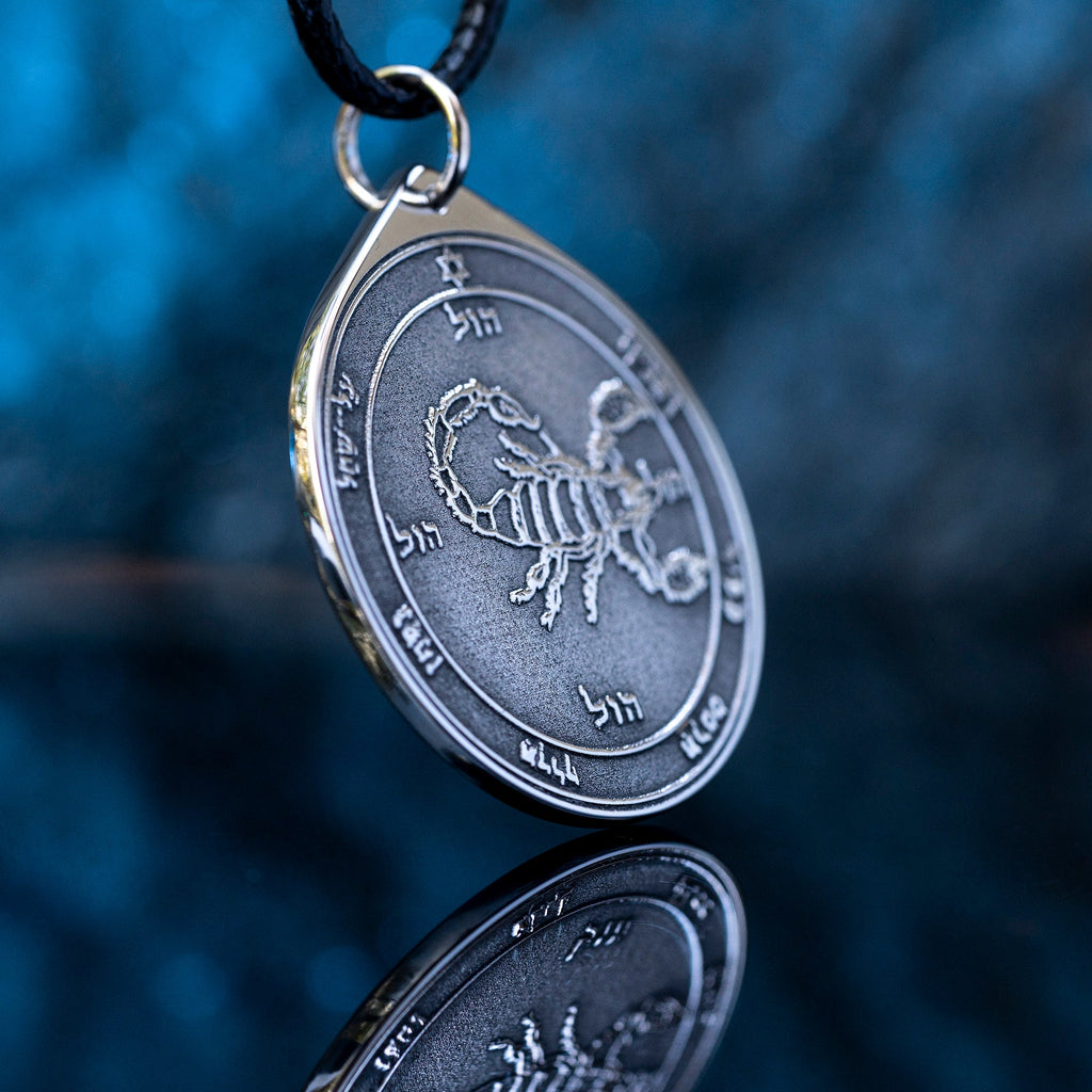 The Fifth Pentacle of Mars pendant Solomon kabbalah amulet talisman seal goetia occult magic lemegeton