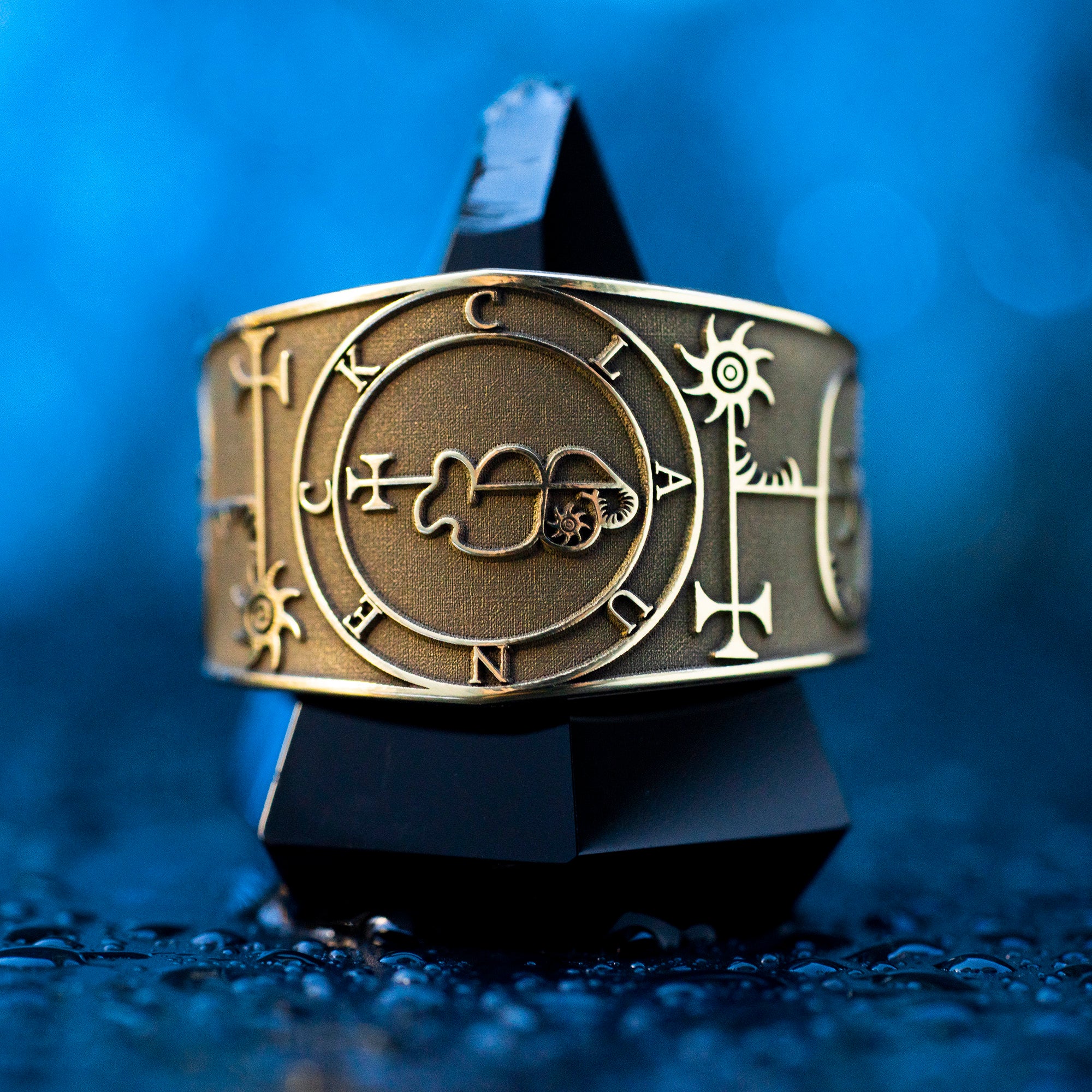 Clauneck Seal Ring: Spirit of Wealth and Riches, Demon of Hidden Treasures, Goetia Solomon Occult