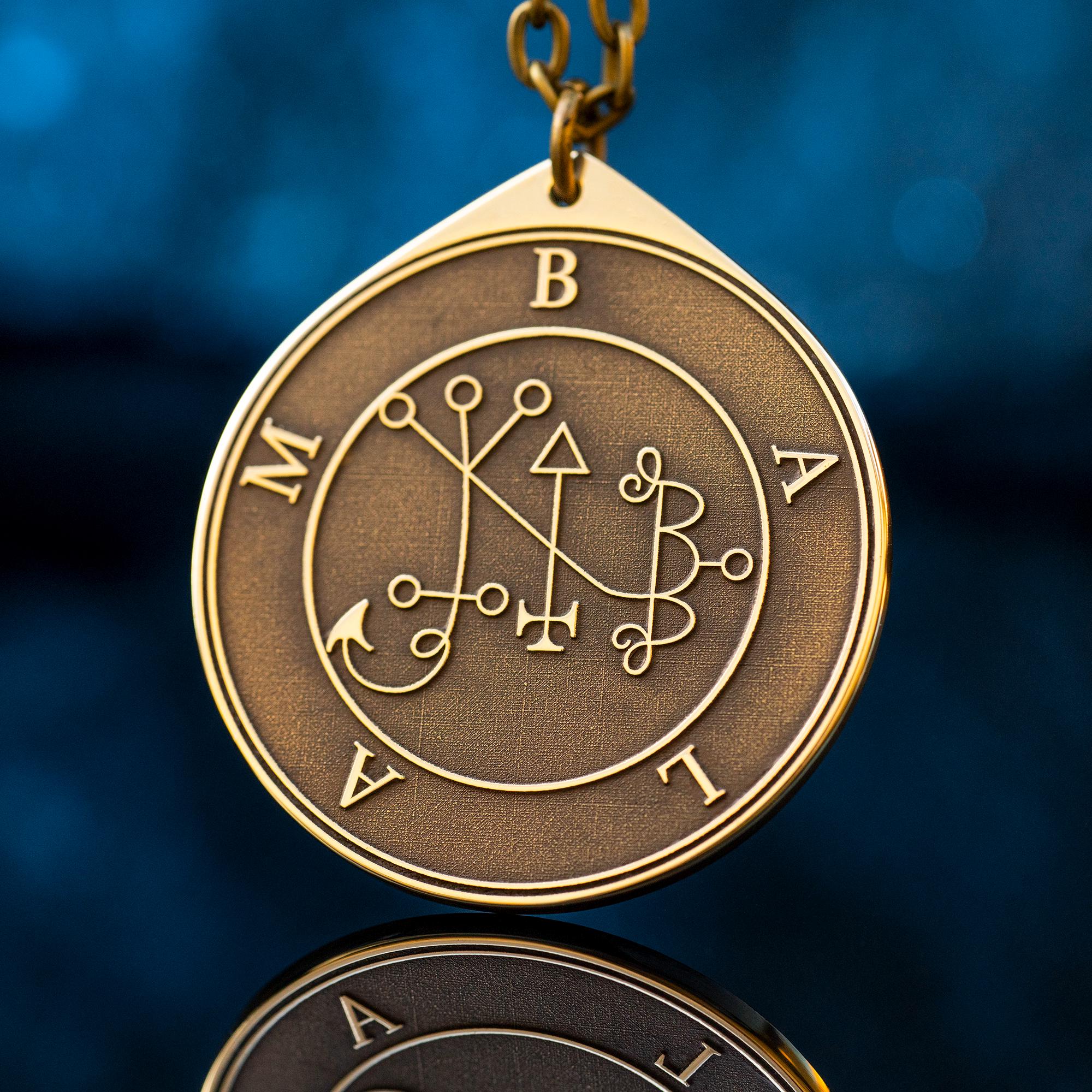 King Balam Seal Pendant: Lesser Key of Solomon Amulet