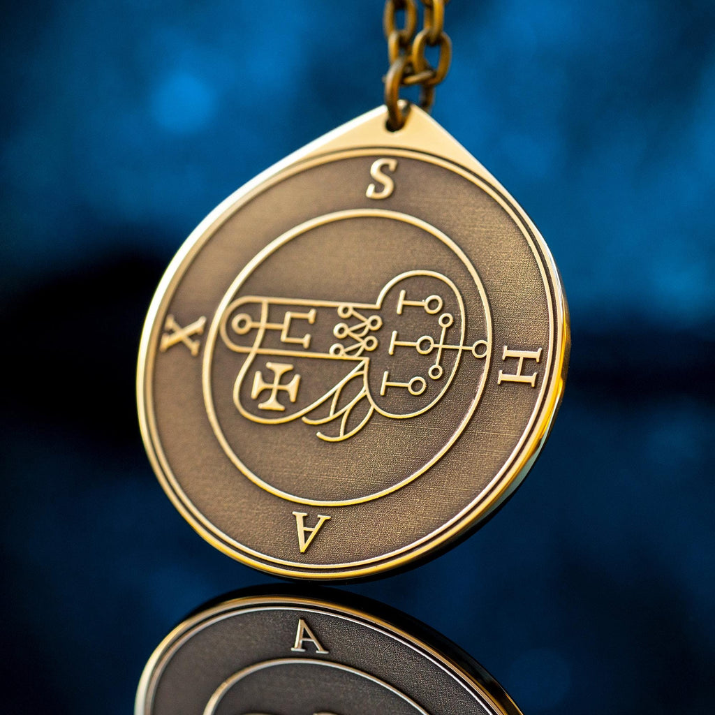 Shax Pendant: Demon of Theft and Deception, Goetia Solomon Kabbalah magic