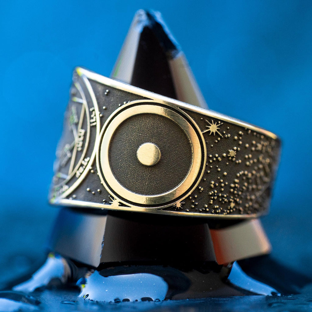 Third Pentacle of the Sun Ring: Kabbalah Solomon Goetia Amulet