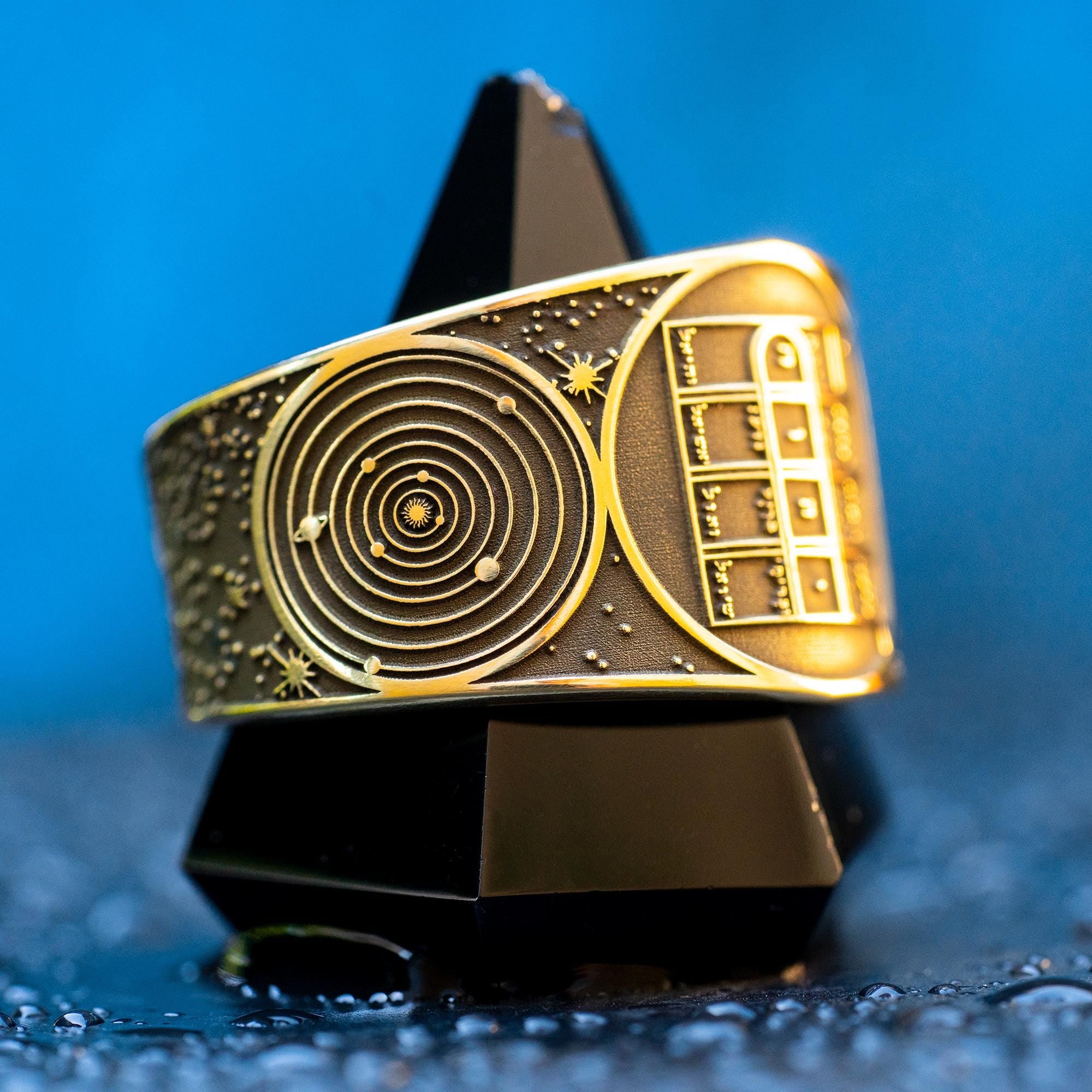 Goetia First Pentacle of the Moon Ring: Kabbalah Amulet Talisman