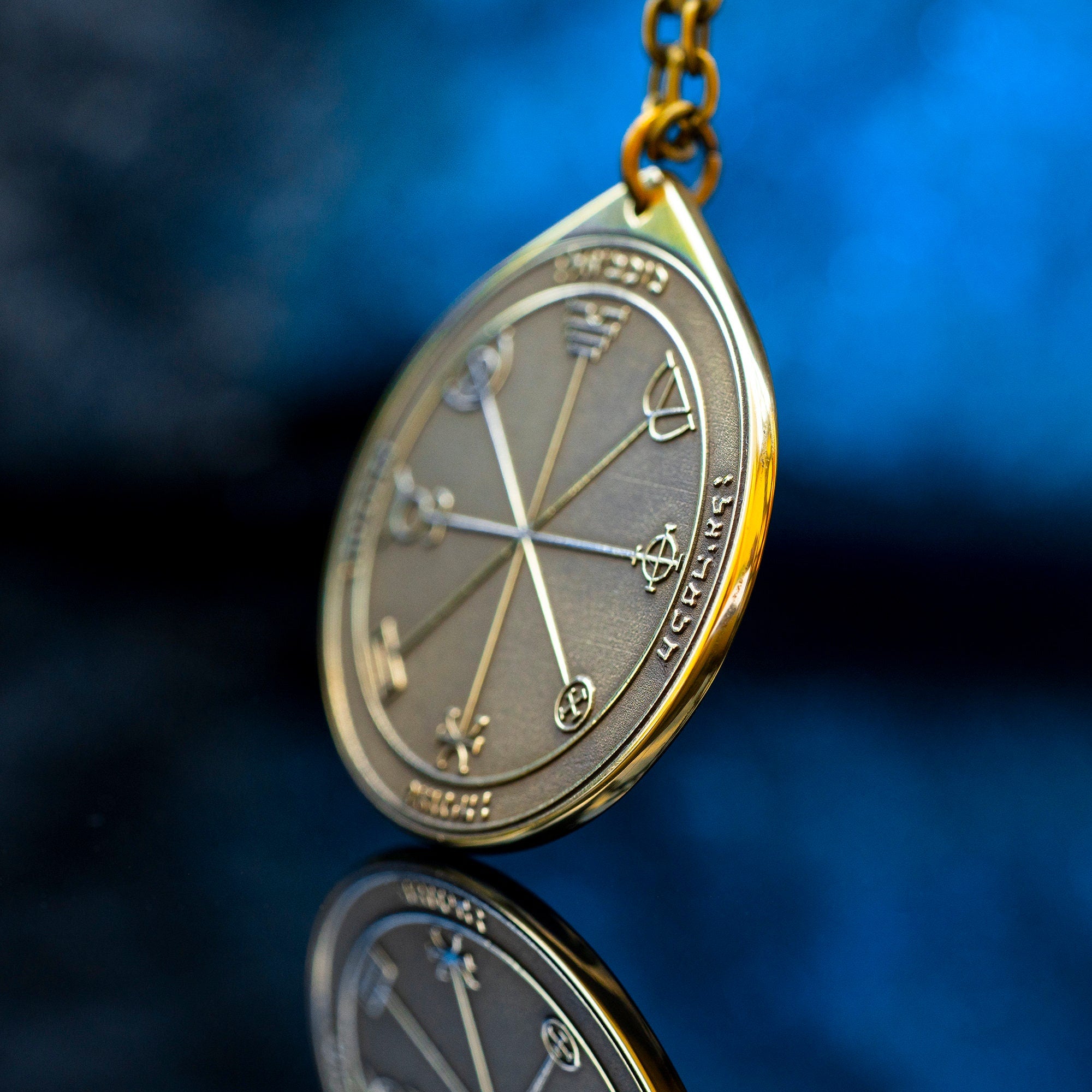 The Third Pentacle of Mercury pendant Solomon kabbalah amulet talisman seal goetia occult magic lemegeton