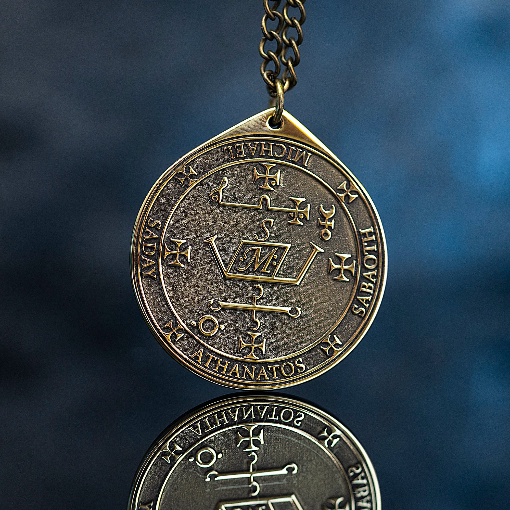 Archangel MICHAEL Protector Seal of Solomon pendant kabbalah amulet talisman angel occult goetia magic