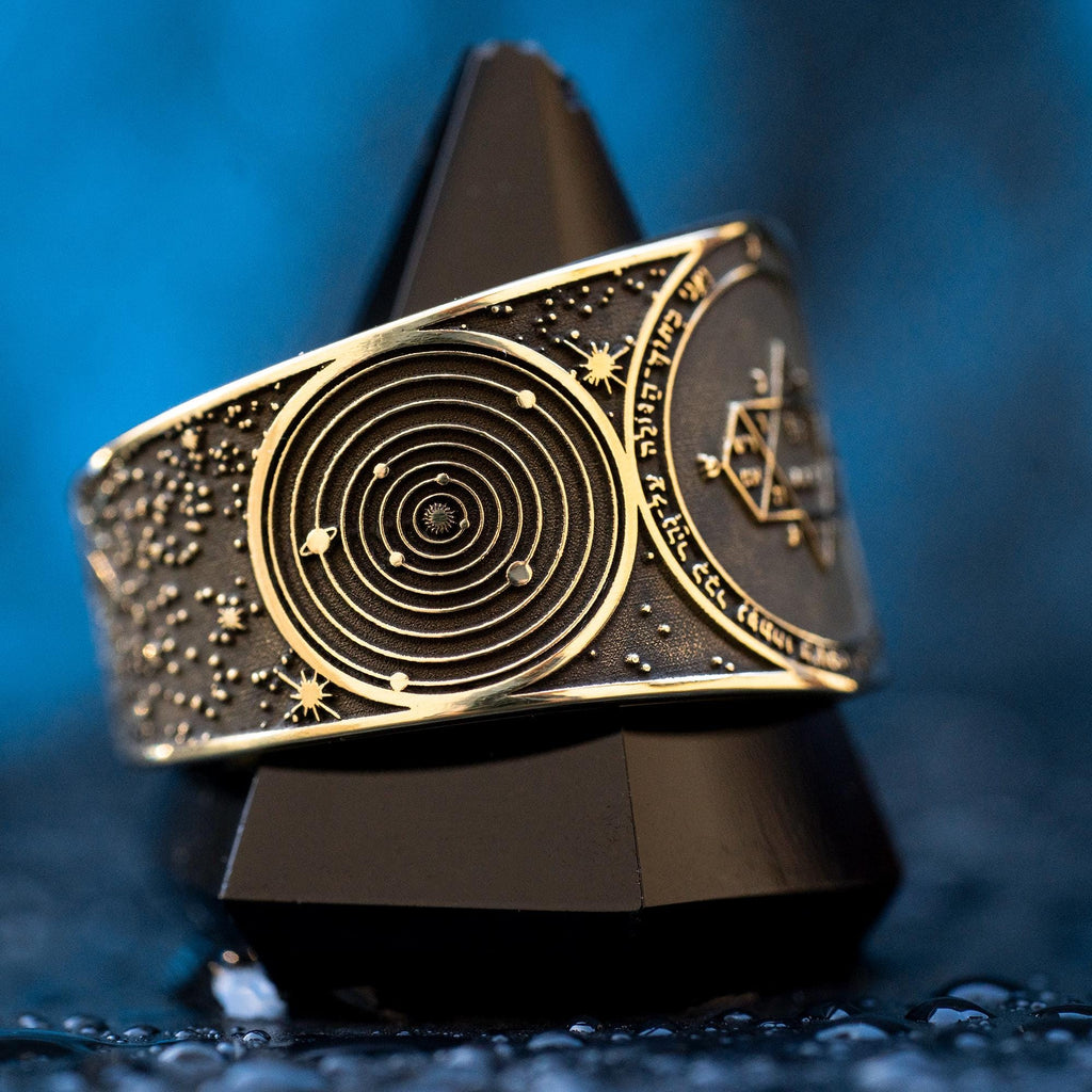 Goetia Fifth Pentacle of Jupiter Ring: Kabbalah Solomon Amulet