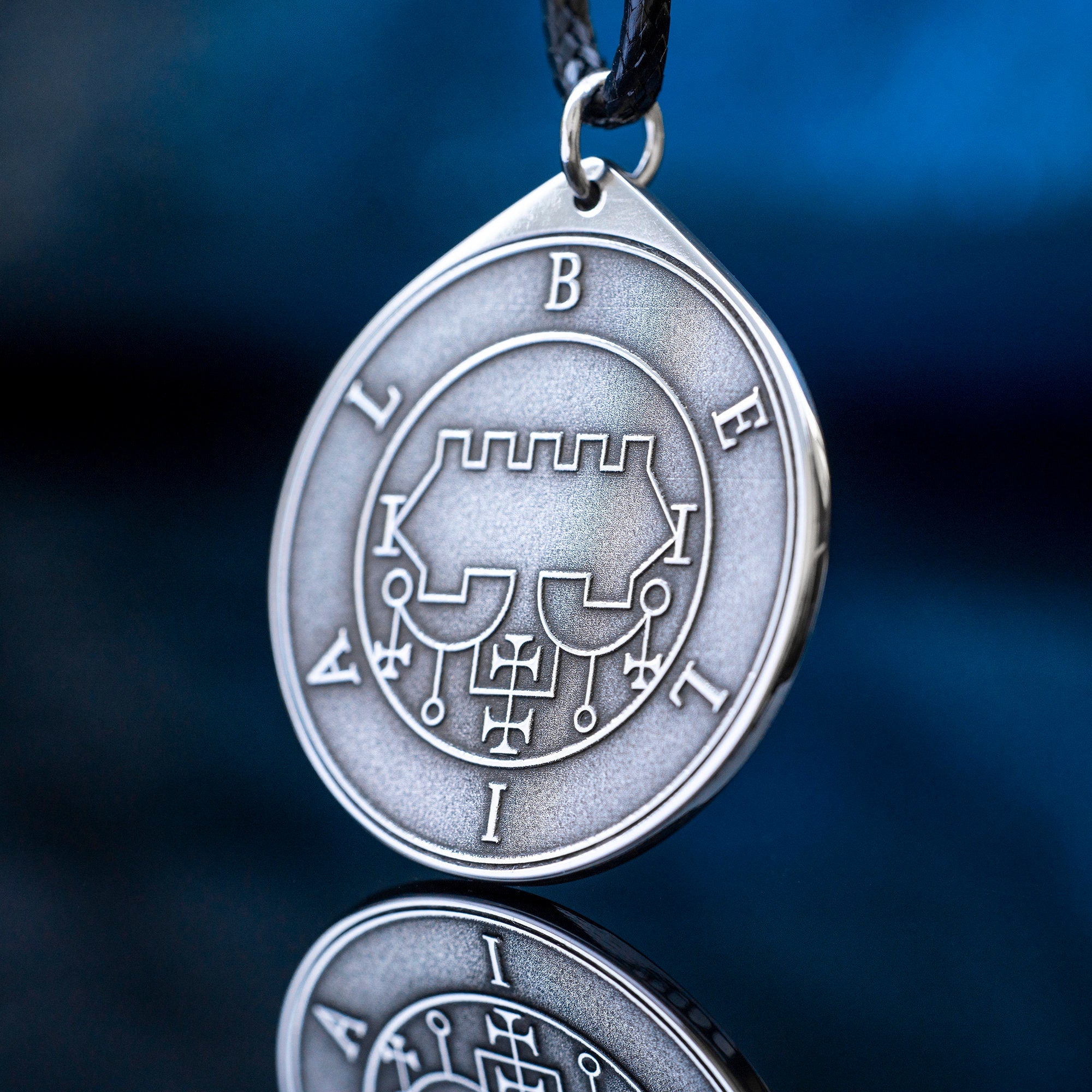 King Belial Pendant: Lesser Key of Solomon Seal, Occult Talisman