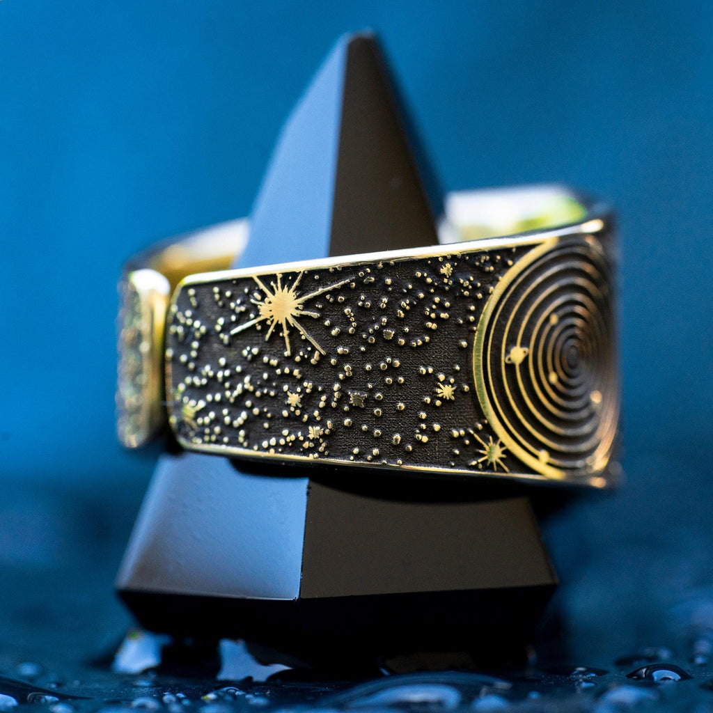 Goetia Second Pentacle of Mars Ring: Kabbalah Seal of Solomon Amulet