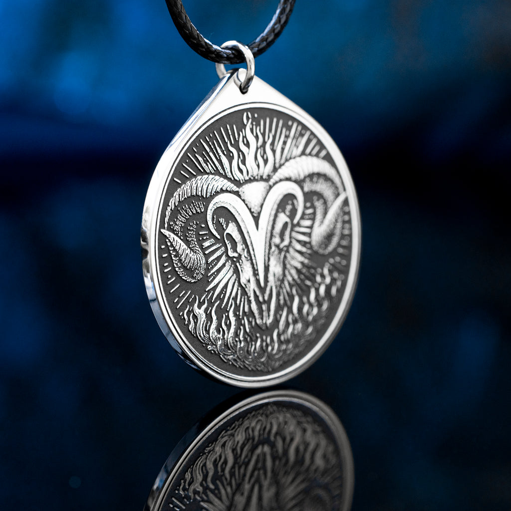 Aries Pendant Gothic Zodiac