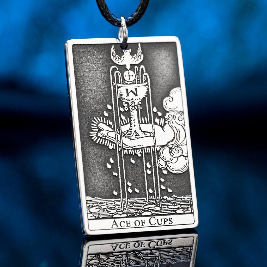 Ace of Cups Tarot Pendant
