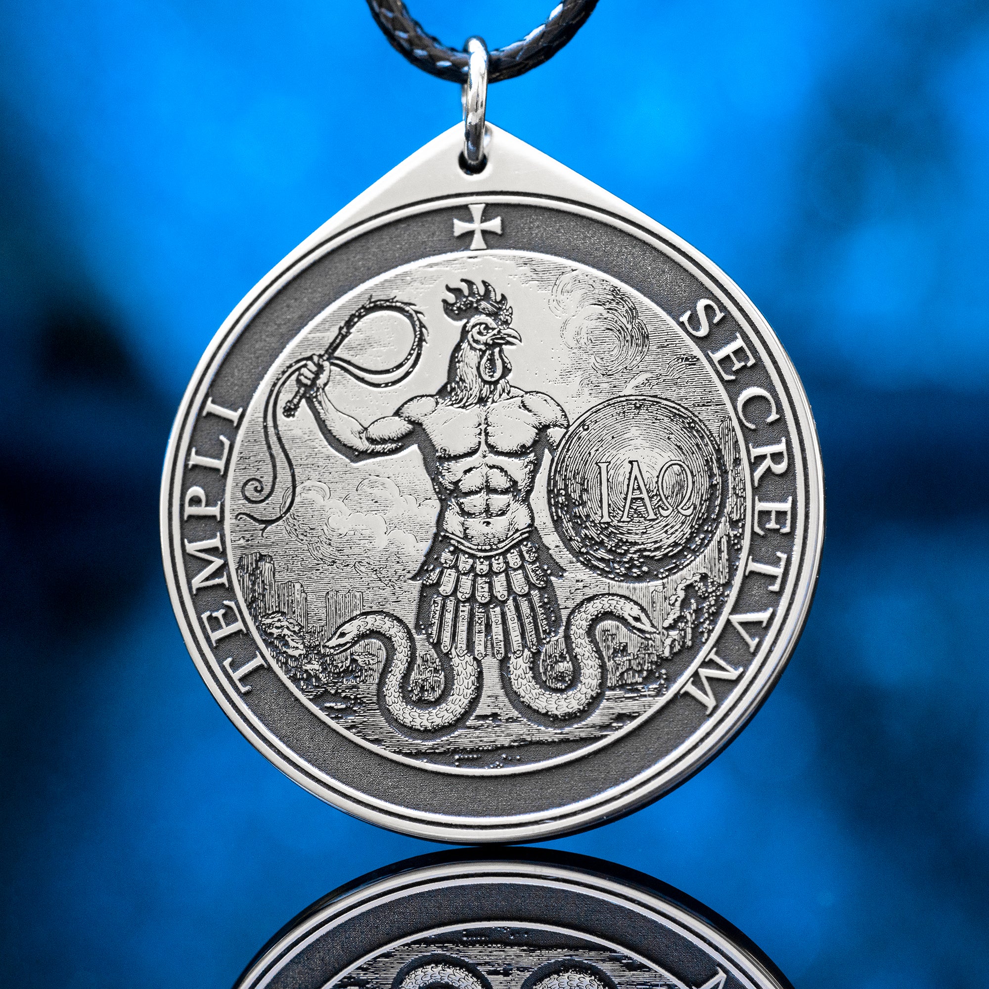 Abraxas Sigil Pendant: Gnostic Symbol of Protection, Balance and Personal Sovereignty