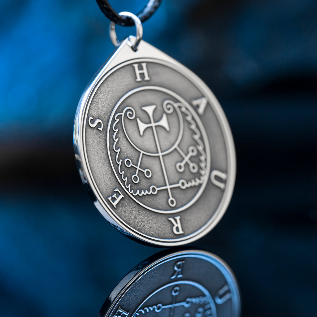 Haures Seal Pendant: Demon of True Answers, Solomon kabbalah occult magic goetia