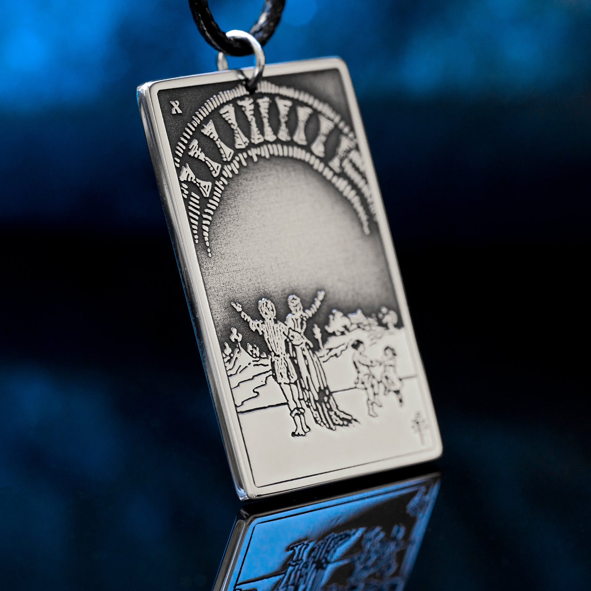Ten of Cups Tarot Card Pendant