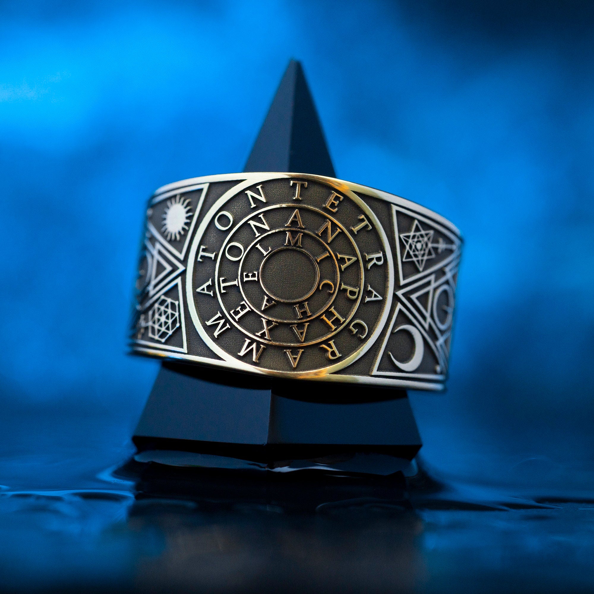 Magic Disc of Solomon Brass Ring: Kabbalah Talisman, Protection from Evil