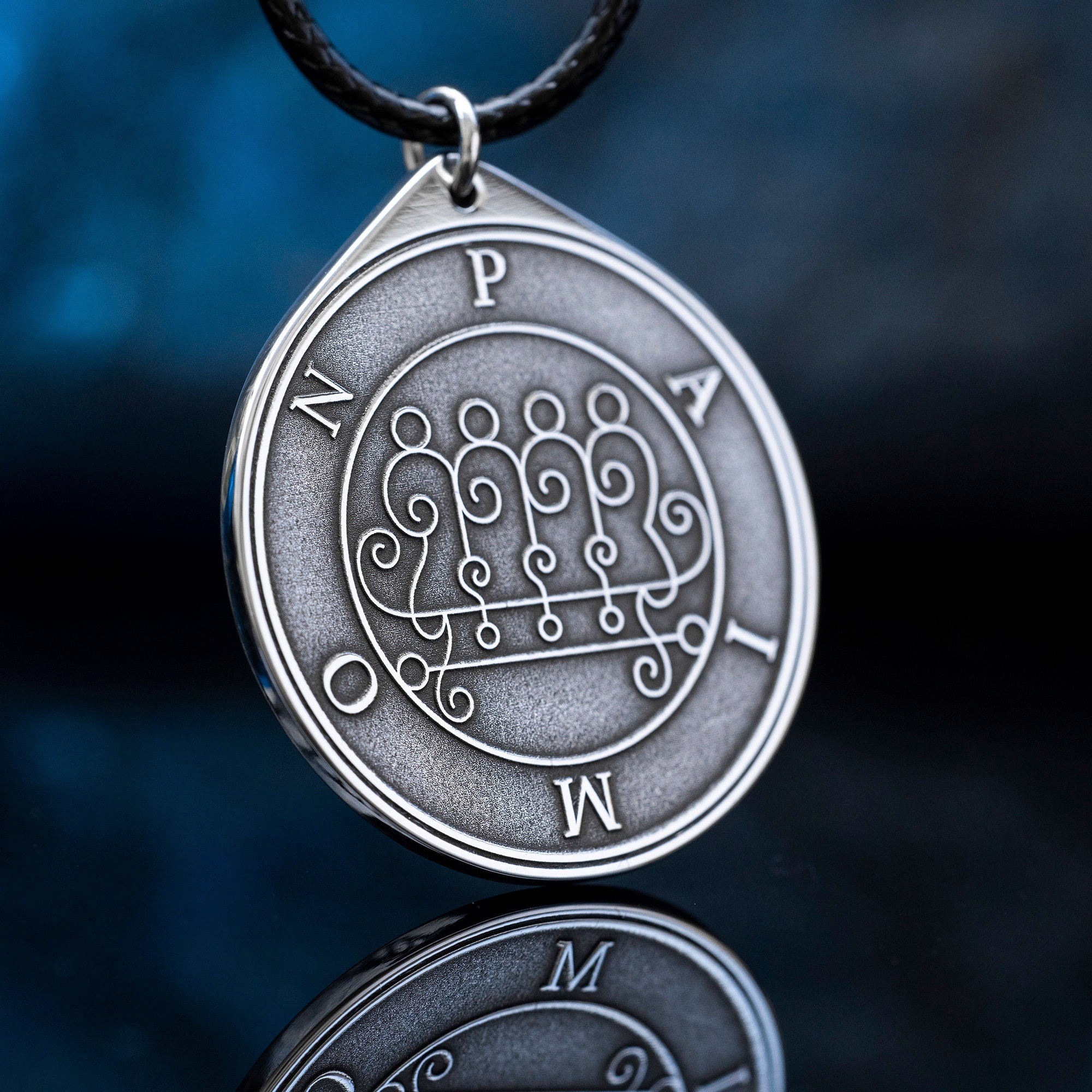 King Paimon Seal Pendant: Lesser Key of Solomon Amulet