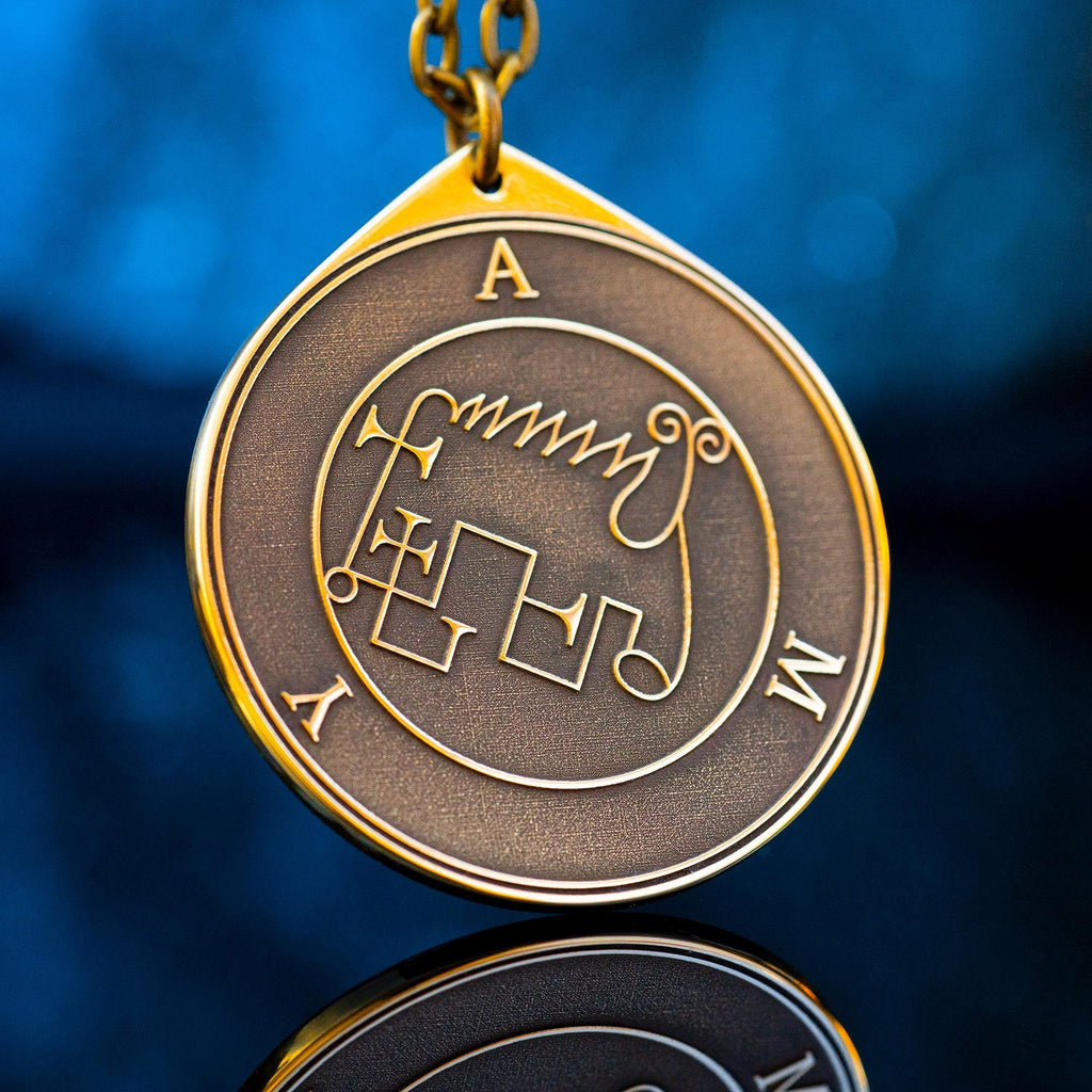 President Amy Demon of Wonderful Knowing - Lesser Key of Solomon Seal pendant amulet kabbalah occult magic goetia talisman