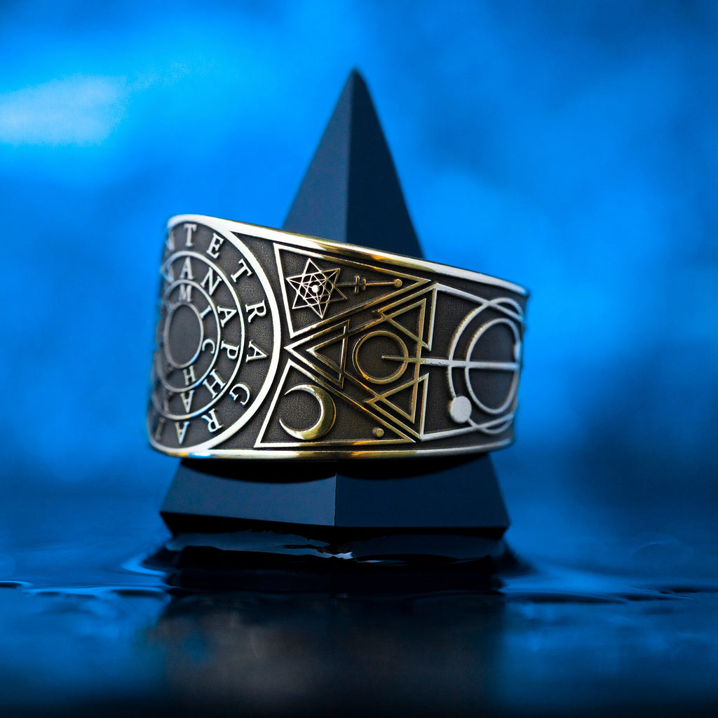 Magic Disc of Solomon Brass Ring: Kabbalah Talisman, Protection from Evil