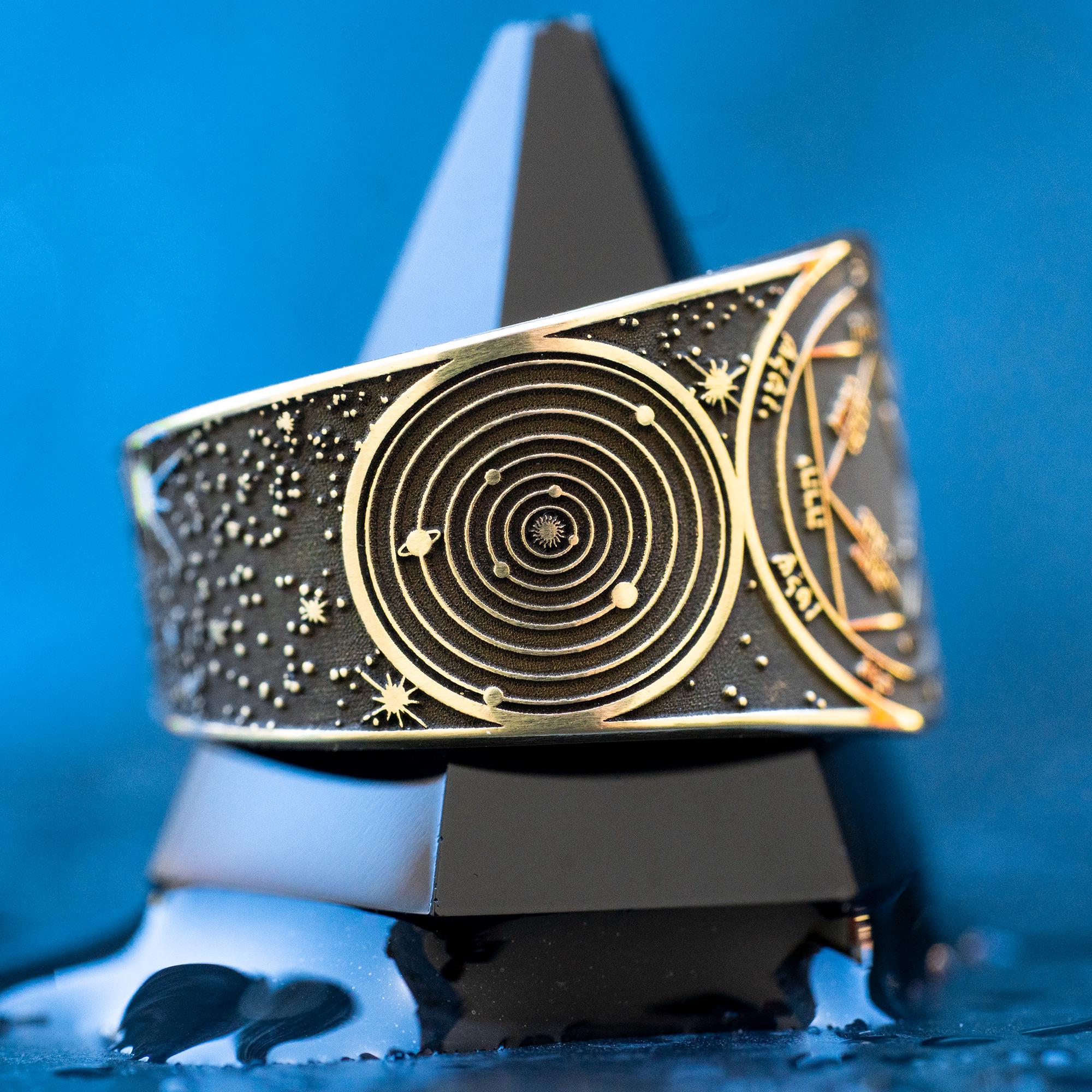 Third Pentacle of the Sun Ring: Kabbalah Solomon Goetia Amulet