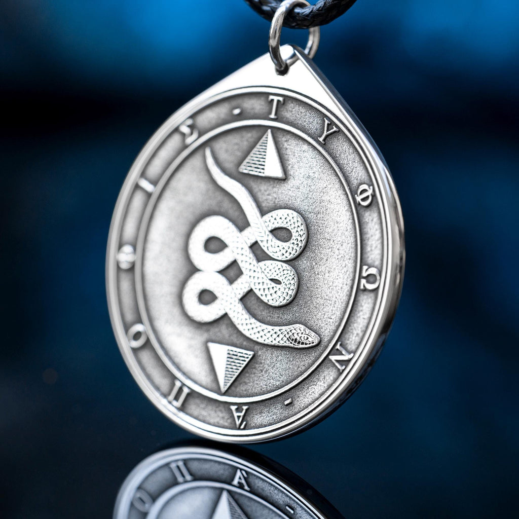 Apep-Typhon Serpent Pendant: Primordial Chaos Amulet