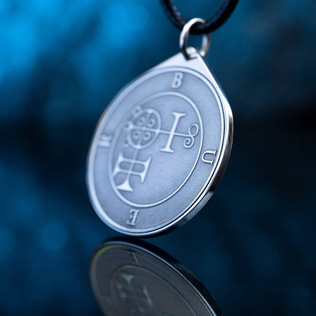 King Buer Seal Pendant: Demon of Healing, Solomon Kabbalah Occult Talisman