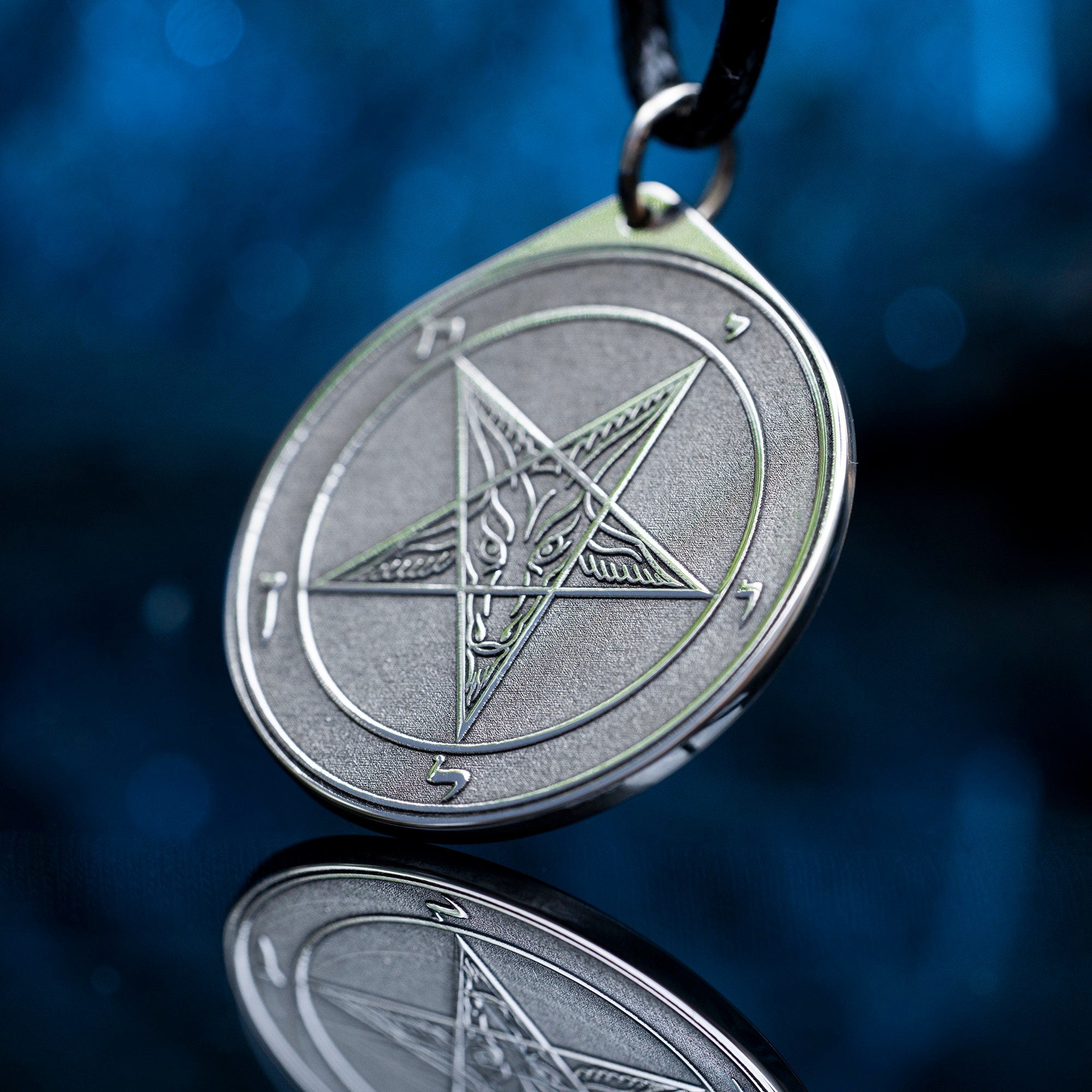 Baphomet Seal Pendant: Lord of Duality and Enlightenment, Solomon Goetia Talisman