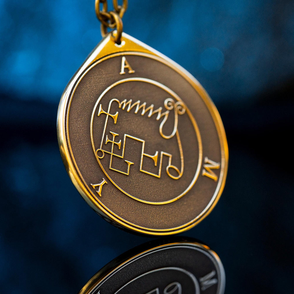 President Amy Demon of Wonderful Knowing - Lesser Key of Solomon Seal pendant amulet kabbalah occult magic goetia talisman