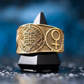 Goetia Fourth Pentacle of Venus Ring: Kabbalah Solomon Occult Magic Talisman