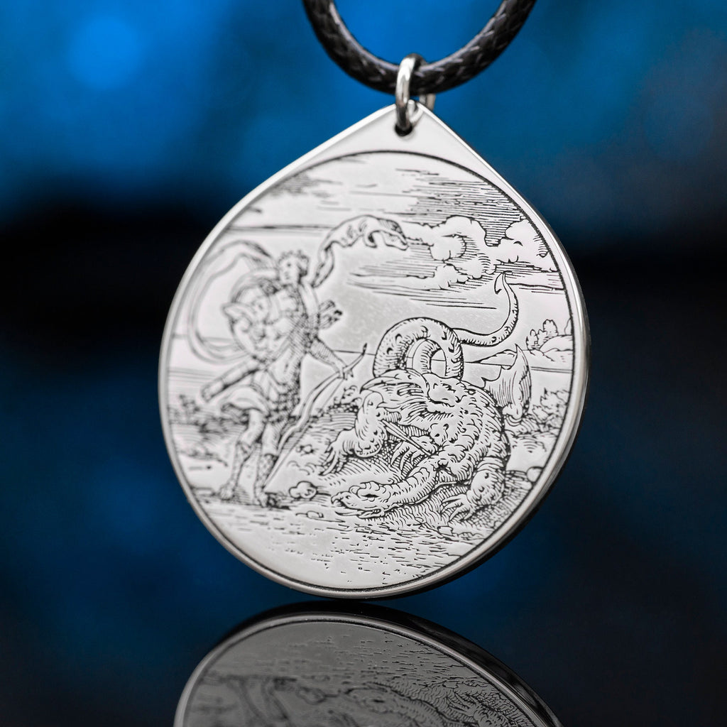 Abaddon Seal Pendant: Apollyon Demon, Kabbalah Magic Talisman