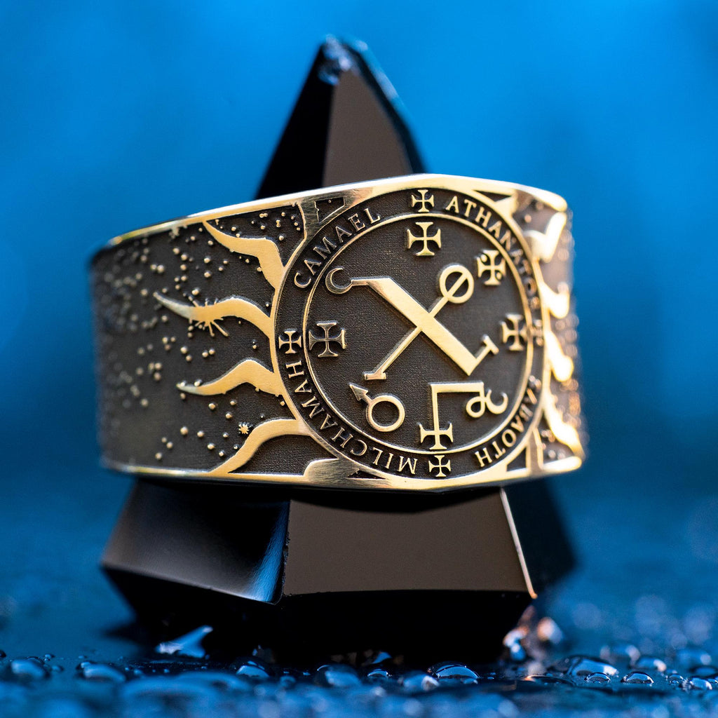 Camael Seal Ring: Archangel of Strength and Justice, Goetia Solomon, Angelic Protection
